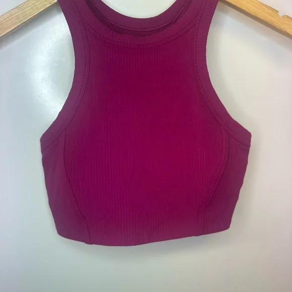 Lululemon Nulu Ribbed Yoga Bra Size 6 - Picture 2 of 5
